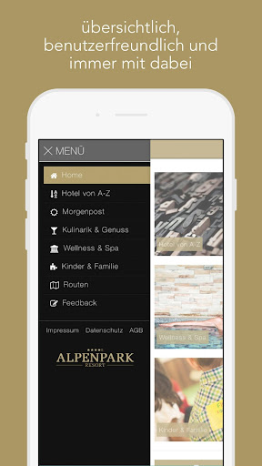 Alpenpark Concierge Screen 3