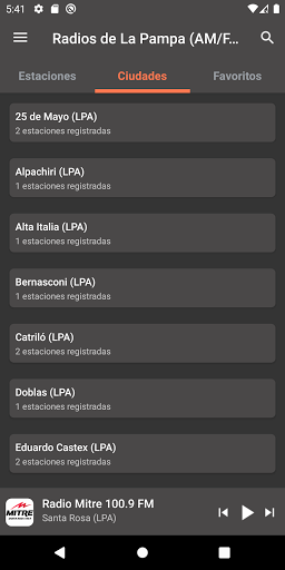 Radios de La Pampa (AM/FM) Screen 2