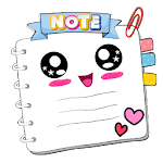 Cover Image of ダウンロード Kawaii Color Notes - Quick Not  APK