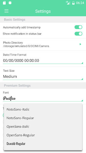 Camera Auto Timestamp Screen 3