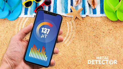 Android application Phone as metal detector screenshort