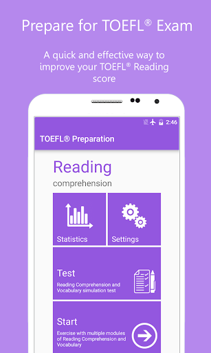 Android application Reading Comprehension screenshort