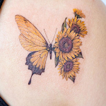 Cover Image of Download Sunflower Tattoo  APK