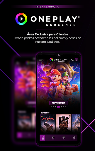 Android application OnePlay screenshort