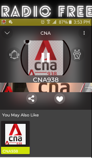 CNA938 Radio Station CNA938 Screen 3