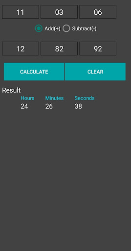 Time Duration Calc Screenshot