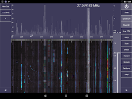 screenshot of SDR Touch - Live radio via USB