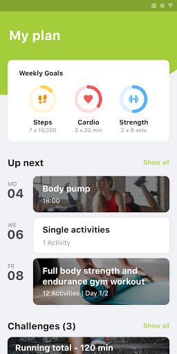 Android application Finetix screenshort