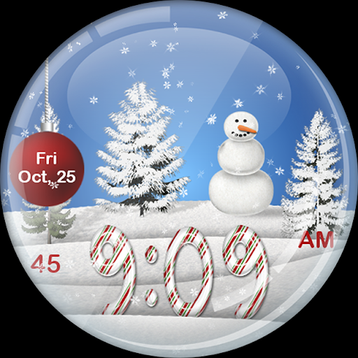 Christmas Snow HD Watch Face