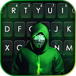 Green Neon Anonymous Keyboard Background Apk