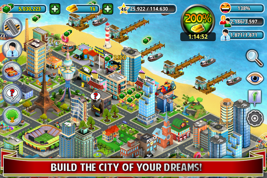 City Island 3.4.2 APK + Mod (Unlimited money / Unlocked / Endless) for Android