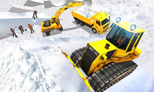 Download Snow Park Downhill Bulldozer Construction games 2.0.0 screenshots 1