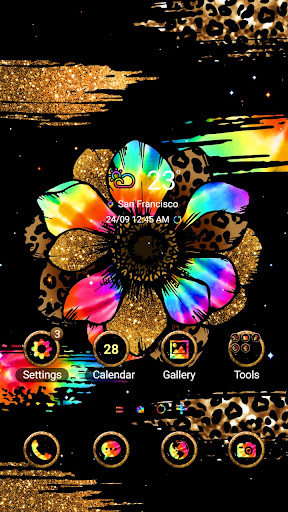 Glitter Flower - Wallpaper Screen 2