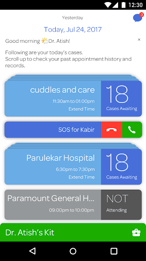 Android application Docterz screenshort