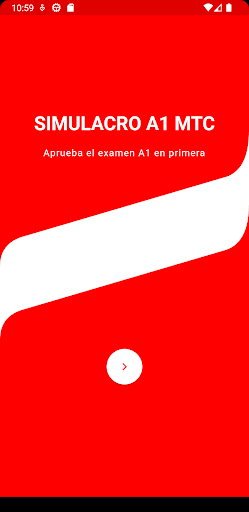 Android application Simulacro A1 MTC screenshort