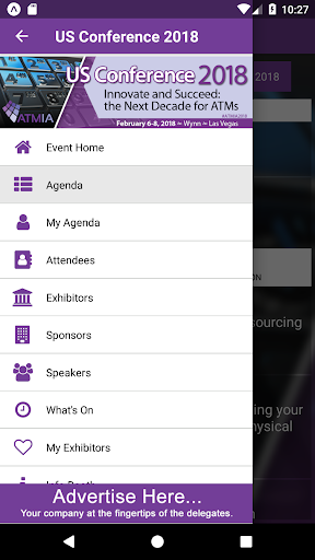 ATMIA Conferences Screen 2