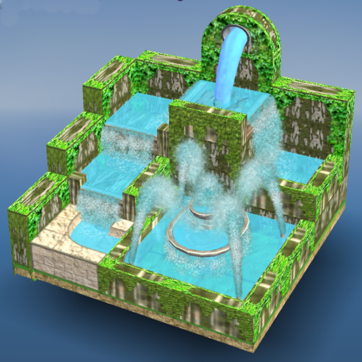 Flow Water Fountain 3D Puzzle  Icon