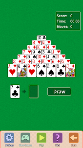Pyramid Solitaire 3 in 1