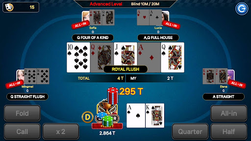 AI Texas Holdem(Offline Poker) Screenshot 4 - AppWisp.com