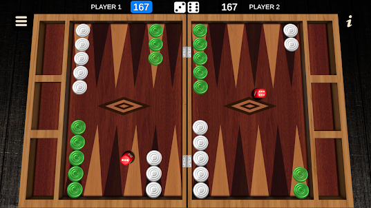 Backgammon – Zwei Spieler