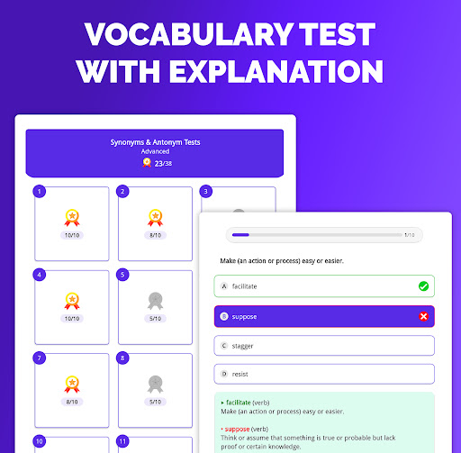 Screenshot of IELTS® Reading Tests