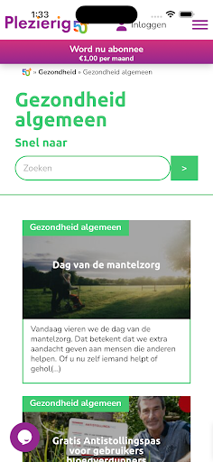 Plezierig50+ Screen 2