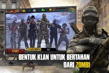 Zombie Frontier 3: Perang FPS