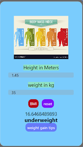 BMI calculator by Lucas