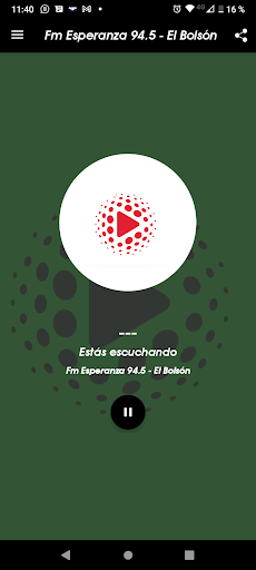 Android application Fm Esperanza 94.5 screenshort