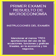 Examen de microeconomía haciendo uso de funciones.