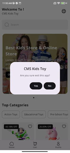 Android application CMS Kids Toy screenshort