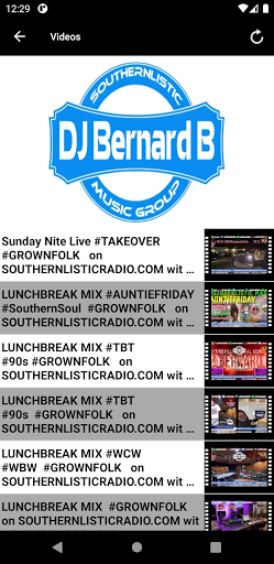 Android application Southernlistic Radio screenshort