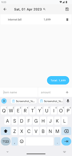 Expenses Only Screen 2