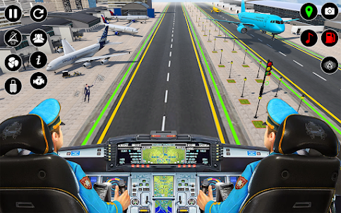 도시 조종사 비행 3D 시뮬레이터