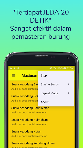 Screenshot 5 Masteran Burung Kepodang Offline android