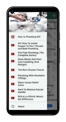 Android application How to Plumbing DIY screenshort