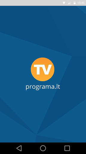 Android application TV programa - anonsai telefone screenshort