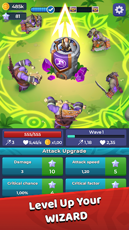 Game screenshot Royal Mage Idle Tower Defence mod apk