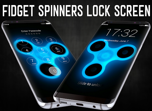 Android application Fidget Spinners Lock Screen screenshort