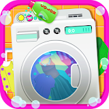 Laundry Girls Washing Clothes icon