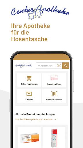 Android application Center-Apotheke im EKZ Bendorf screenshort