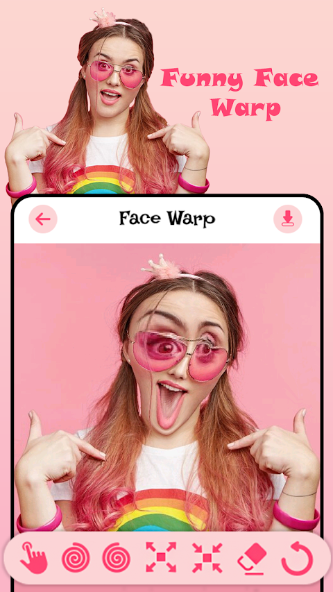 Funny Face Warp: Face Changerのおすすめ画像1