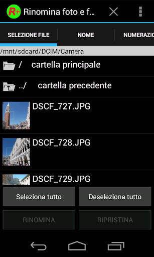 Anteprima dell'app