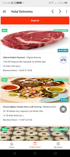 Halal Deliveries Screen 3