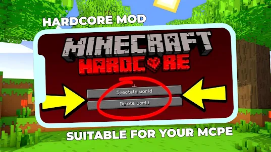 Hardcore Mod for Minecraft