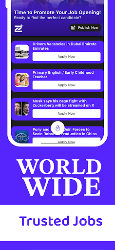 Android application Zedaily - Career Connect+ screenshort