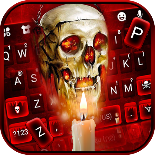 Candle Skull Keyboard Theme logo