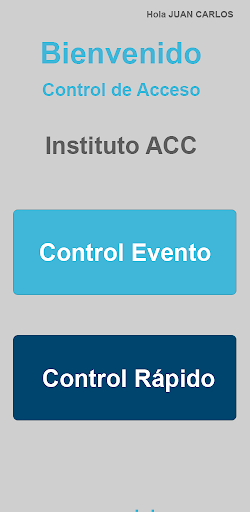 OurClub Control Screen 2