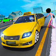 Stickman Taxi Car Driver - Car Driving Games
