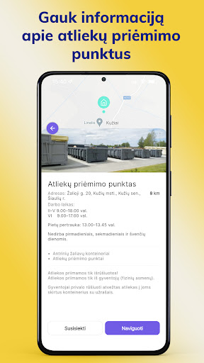 Android application BAM - Šiaulių rajono sav. screenshort